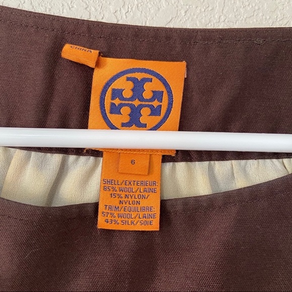 TORY BURCH Silk / Wool Blend long sleeve top - Picture 4 of 4